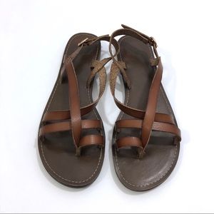 Strappy Brown Sandals